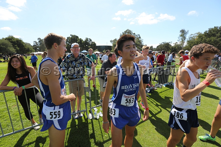 2014StanfordSeededBoys-572.JPG - Seeded boys race at the Stanford Invitational, September 27, Stanford Golf Course, Stanford, California.